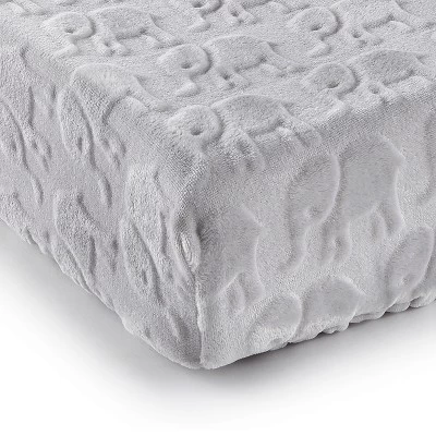 Grey Elephant Changing Pad Cover - Levtex Baby 1 Grey Elephant Changing Pad Cover - Levtex Baby