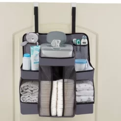 LA Baby Diaper Caddy And Nursery Organizer For Baby's Essentials - Gray -Baby Care Deals Store GUEST 03be62a6 c94b 4c81 8372 6930e391c0b3
