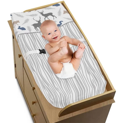 Sweet Jojo Designs Changing Pad Cover - Woodland Animals 2 Sweet Jojo Designs Changing Pad Cover - Woodland Animals - Image 2