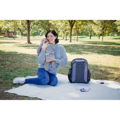 Eddie Bauer Rocky Back Pack Diaper Bag - Gray 7 Eddie Bauer Rocky Back Pack Diaper Bag - Gray - Image 7