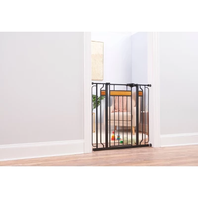 Regalo Extra Tall Home Accents Metal Walk Through Baby Gate 1 Regalo Extra Tall Home Accents Metal Walk Through Baby Gate