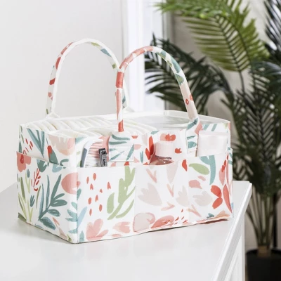 Sammy & Lou Printed Felt Storage Caddy - Painterly 5 Sammy & Lou Printed Felt Storage Caddy - Painterly - Image 5