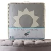 CHILDLIKE BEHAVIOR 61" X 61" Baby Crawling Play Mat With Interlocking Floor Tiles, X-Large Grey & White