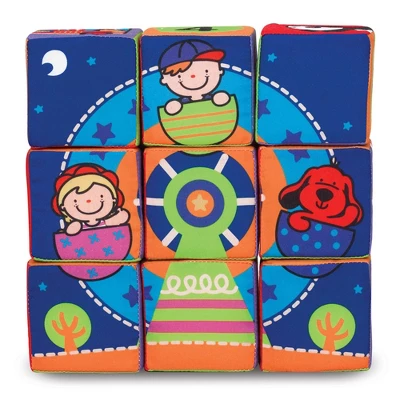 Melissa & Doug K's Kids Match And Build Soft Blocks Set 3 Melissa & Doug K's Kids Match And Build Soft Blocks Set - Image 3