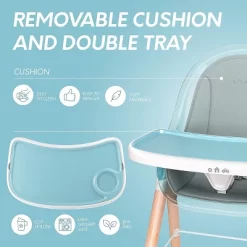 Children Of Design Adjustable 6-in-1 Wooden Classic High Chair For Babies & Toddlers -Baby Care Deals Store GUEST 12ab2af5 b961 43e9 9888 38d53cebdc89