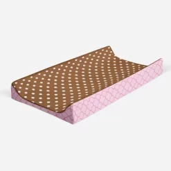 Bacati - Butterflies Pink/chocolate Changing Pad Cover -Baby Care Deals Store GUEST 16444589 70e4 44fc 8cfb 091c7d27bc51