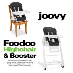 Joovy Foodoo Highchair & Booster, Jet