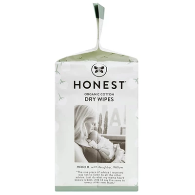 The Honest Company 100% Organic Cotton Dry Wipes - 192ct 3 The Honest Company 100% Organic Cotton Dry Wipes - 192ct - Image 3
