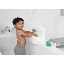Delta Children PerfectSize 3-in-1 Convertible Sink, Step Stool And Bath Toy For Toddlers/Kids' Perfect For Potty Training - White/Gray -Baby Care Deals Store GUEST 1a55544b 4be6 42cb aaea 6baea095ece2