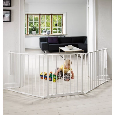 BabyDan Flex Gate - L - White 1 BabyDan Flex Gate - L - White