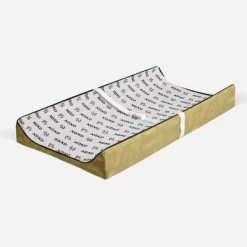 Bacati - Love Black/Gold Kisses/Hugs Changing Pad Cover