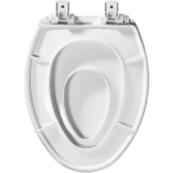 Mayfair By Bemis Little2Big Never Loosens Elongated Plastic Children's Potty Training Toilet Seat With Slow Close Hinge - White -Baby Care Deals Store GUEST 21b9becd 5c94 48db 9588 e9f849cb483c