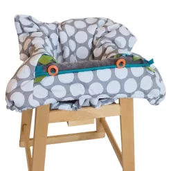 Boppy Preferred Shopping Cart And Restaurant High Chair Cover - Gray Jumbo Dots -Baby Care Deals Store GUEST 222b44b9 a616 432d 9ab1 ad9fa281f8d0