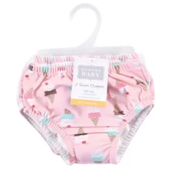 Hudson Baby Infant And Toddler Girl Swim Diapers, Ice Cream Cone