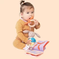 Manhattan Toy Petit Artiste Bunny Doll, Soft Book, And Wooden Teether Baby Soothing Gift Set -Baby Care Deals Store GUEST 25bac7fa 23a1 424d 9374 1c2531f8e303