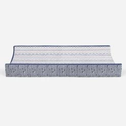 Bacati - Olivia Printed Garland Coral/Navy Quilted Changing Pad Cover -Baby Care Deals Store GUEST 25dbdb36 06d1 4b5a ad76 271547c3d9a7