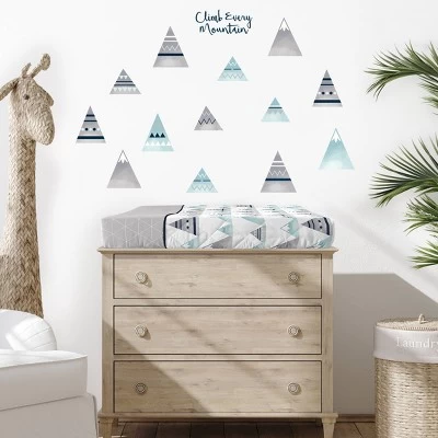 Sweet Jojo Designs Changing Pad Cover - Mountain - Gray 1 Sweet Jojo Designs Changing Pad Cover - Mountain - Gray