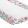 Lambs & Ivy Giraffe And A Half Liberty Floral Watercolor Changing Pad Cover