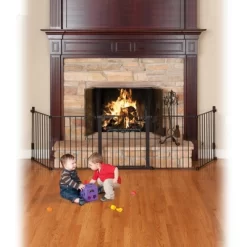 KidCo Auto Close Hearth Baby Gate With Two 24" Extensions (Total Width Up To 176") - Black -Baby Care Deals Store GUEST 284358f0 e9d0 4a72 ae1a 071105967f40