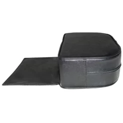 PureSana Chromium Professional Vinyl Child Booster Seat For Salon Chairs, Black