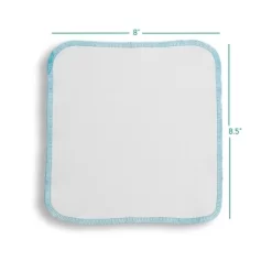 Thirsties | Organic Cotton Wipes Pack Of 6 - White, Wipes