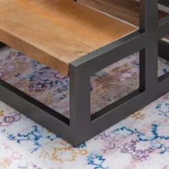 Barberry Wood And Metal Bed Steps - Powell -Baby Care Deals Store GUEST 2dd08ab4 a5d2 4988 ac9f 3cba2220bab1