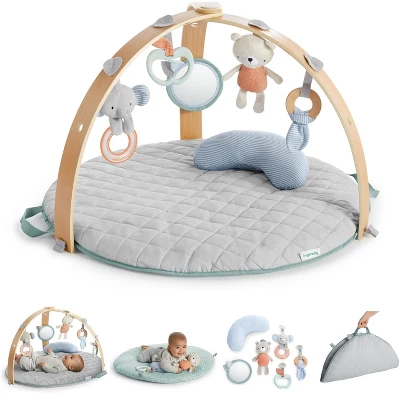 Ingenuity Cozy Spot Reversible Duvet Activity Gym With Wooden Toy Bar 17 Ingenuity Cozy Spot Reversible Duvet Activity Gym With Wooden Toy Bar - Image 17