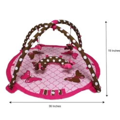 Bacati - Baby Activity Gyms & Playmats (Butterflies Pink/Chocolate) -Baby Care Deals Store GUEST 3256f3e5 4a1b 4b21 be21 8c0811659cb4