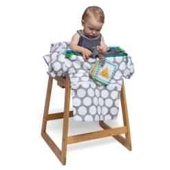 Boppy Preferred Shopping Cart And Restaurant High Chair Cover - Gray Jumbo Dots -Baby Care Deals Store GUEST 3321b61a 9709 4e27 8300 796a3eda0868