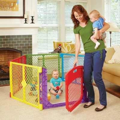 Toddleroo By North States Superyard Colorplay Ultimate Baby Gate 1 Toddleroo By North States Superyard Colorplay Ultimate Baby Gate