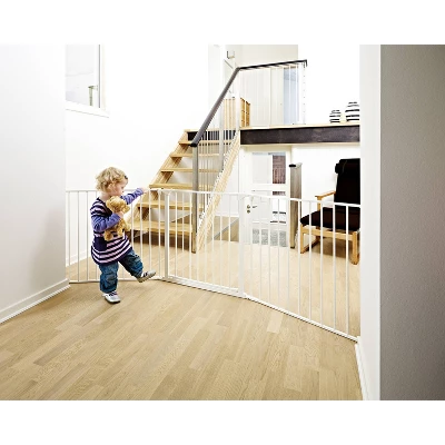 BabyDan Flex Gate - L - White 4 BabyDan Flex Gate - L - White - Image 4