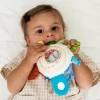 HABA Teether Cuddly Rainbow Round - Soft Activity Toy With Rattling & Teething Elements