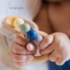 Kanga Care Silicone & Wood Crocheted Teething Ring