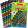Trend Enterprises Colorful Foil Stars SuperShapes Stickers, Pack Of 1300
