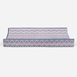 Bacati - Emma Coral/Navy Large Triangles Quilted Muslin Changing Pad Cover -Baby Care Deals Store GUEST 361c0521 f5a0 4486 929c 298a71495ebb