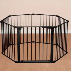 Kidco G3011 ConfigureGate 3 Piece Wall Mounted Magnet Locking Auto Wide Area Closing Baby Safety Gate Enclosure With 24 Inch Door, Black -Baby Care Deals Store GUEST 38c86972 64f9 46f6 8b7b de7176b6b383