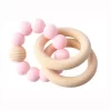 Embe Silicone Beaded Teether Bangles, S