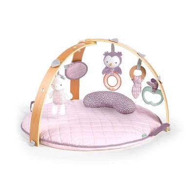 Ingenuity Cozy Spot Reversible Duvet Activity Gym With Wooden Toy Bar 1 Ingenuity Cozy Spot Reversible Duvet Activity Gym With Wooden Toy Bar