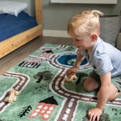 JumpOff Jo – Kids Carpet, Play Rug Playmat, Soft And Textured 3D Interactive With Roads For Cars And Toys, For Playroom – 39 X 59 In. -Baby Care Deals Store GUEST 3b3173e7 f6a3 4156 8ed5 624a353151c9