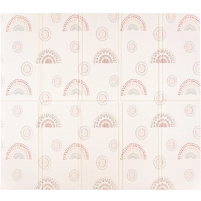 JumpOff Jo - Extra Large Waterproof Foam Padded Play Mat For Babies Play & Tummy Time - 77x70 Sunshine And Rainbows 5 JumpOff Jo - Extra Large Waterproof Foam Padded Play Mat For Babies Play & Tummy Time - 77x70 Sunshine And Rainbows - Image 5