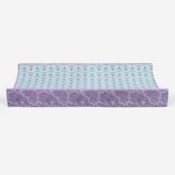 Bacati - Isabella Paisley Aqua/Lilac/Purple Floret Changing Pad Cover -Baby Care Deals Store GUEST 3c0e681e d8e0 45db a06f 6a48a451ba94
