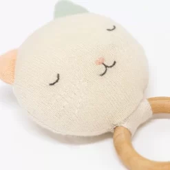 Meri-Meri Meri Meri Cat Baby Rattle (Pack Of 1)