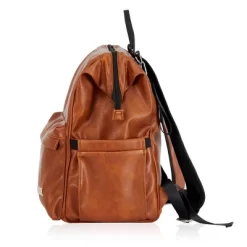 Hannah & Sophia Soho Large Traverse Baby Diaper Bag Backpack In Cognac, Water Resistant Changing Pad & Mini Mom Tote Included, Brown -Baby Care Deals Store GUEST 3fbc3bfe c546 4a39 8757 bcdc66d0efdd
