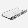 Bacati - Love Black/White Diamond Plush Changing Pad Cover