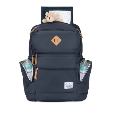 Eddie Bauer Highlands Peak Diaper Bag Backpack - Blue 4 Eddie Bauer Highlands Peak Diaper Bag Backpack - Blue - Image 4