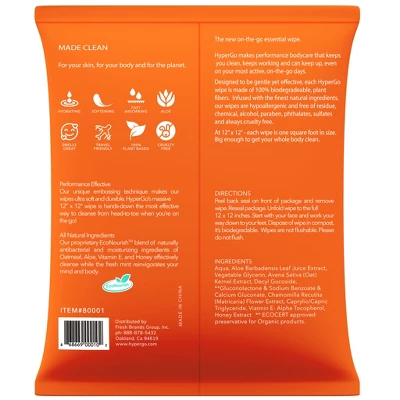 HyperGo Full-Body Rinse-Free Wipes For Your Life 3 HyperGo Full-Body Rinse-Free Wipes For Your Life - Image 3