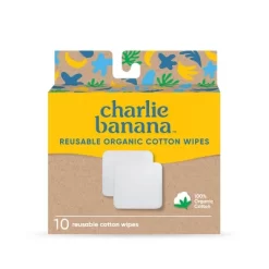 Charlie Banana Organic Cotton Baby Wipes - 10ct -Baby Care Deals Store GUEST 4a32dcad 18f9 4b25 a318 3d510f76b637