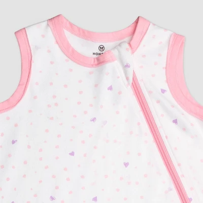 Honest Baby Organic Cotton Interlock Wearable Blanket All Seasons - Love Dot 1 Honest Baby Organic Cotton Interlock Wearable Blanket All Seasons - Love Dot