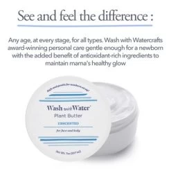 Wash With Water Plant Body Butter (Unscented), Vegan Healing Ointment Cream For Dry & Sensitive Skin, 7 Oz Tub -Baby Care Deals Store GUEST 510119c9 524f 4d5e 93a0 9f7b10d0ce5e