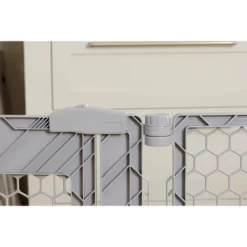 Regalo Plastic Play Yard With Door - Gray -Baby Care Deals Store GUEST 513eb3ae 9002 404d bda8 66b5631de5c5